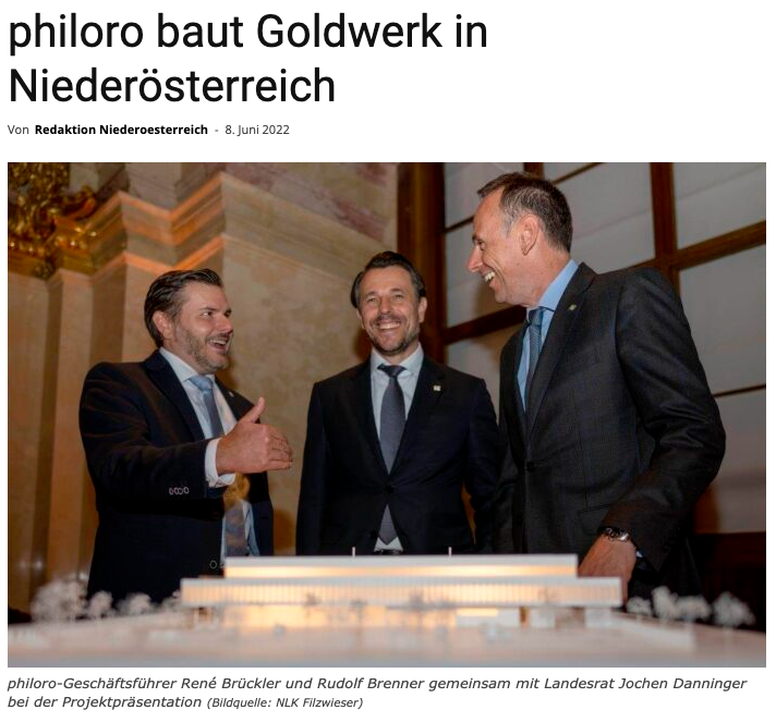 gutentagnews philoro GOLDWERK