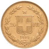 Gold Helvetia 20 Franken