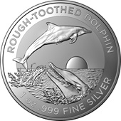 Silber Rough-Toothed Dolphin 1 oz - RAM 2023