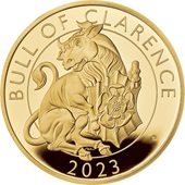 Gold Bull of Clarence 1/4 oz PP - Royal Tudor Beasts 2023
