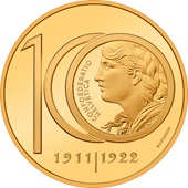 Gold Vreneli - 100 Jahre Jubiläum - 50 Franken PP - 2022