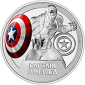 Silber Captain America PP - Marvel Classics 1oz - 2023