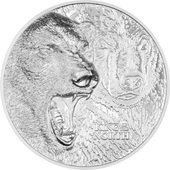 Silber King of the North - Polar Bear 1 oz PP - Ultra High Relief 2024