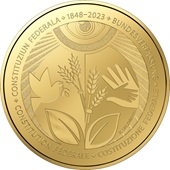Gold "175 Jahre Bundesverfassung" 11.29 g -  PP - 2023