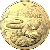 Gold Australia´s Most Dangerous 1 oz - Tiger Snake 2024