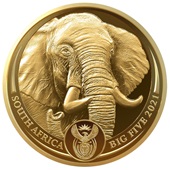 Gold Elefant 1/4 oz PP - Big Five Serie II - 2021
