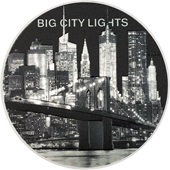 Silber Big City Lights - New York 1 oz PP - High Relief 2022