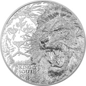 Silber King of the South - Lion 1 oz PP - Ultra High Relief 2023