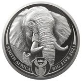 Silber Elefant 5 oz - Big Five Serie II - 2021