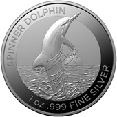 Silber Spinner Dolphin 1 oz - RAM 2020