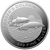 Silber Fraser's Dolphin 1 oz - 2021