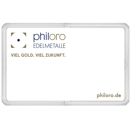 Goldbarren 0,5 g - philoro Geschenkkarte "Frohe Ostern" 