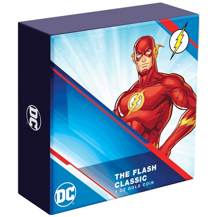Gold Classic Superheroes 1 oz PP - The Flash