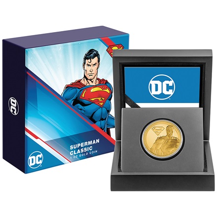 Gold Superman - Classic Superheroes PP - 1 oz