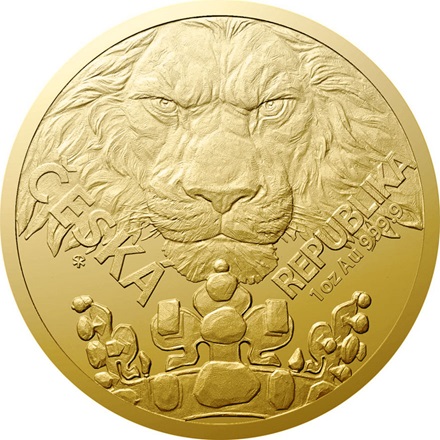 Gold Tschechischer Löwe 1 oz  - 2023