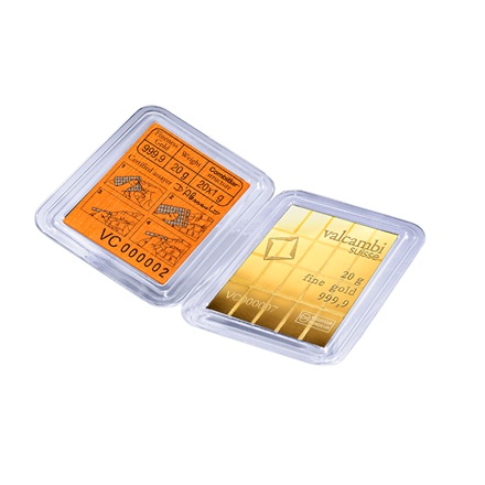 Gold CombiBar® 20 x 1 g - divers - LBMA zertifiziert 