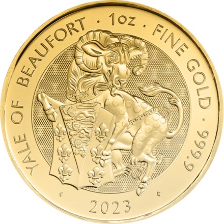 Gold Yale of Beaufort 1 oz - Royal Tudor Beasts 2023