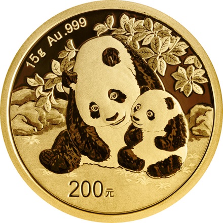 Gold China Panda 15 g - 2024