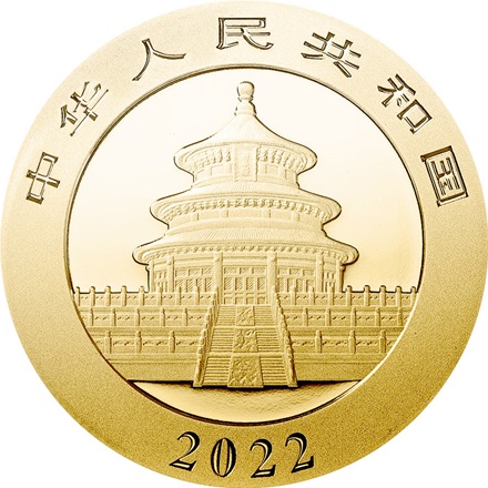 Gold China Panda 30 g - 2022
