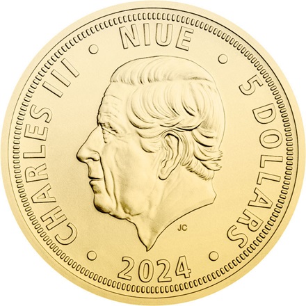 Gold Tschechischer Löwe 1/25 oz - 2024