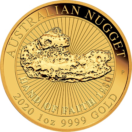 Gold Australian Nugget 1 oz - diverse Jahrgänge