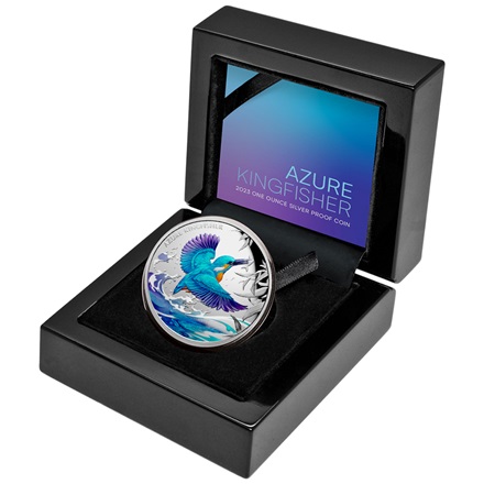 Silber Azure Kingfisher 1 oz PP - 2023