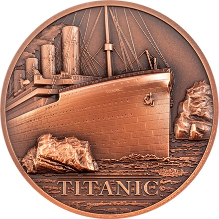 Kupfer Titanic 50 g Antik Finish - High Relief 2022