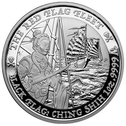 Silber Black Flag - The Red Flag Fleet - 1 oz