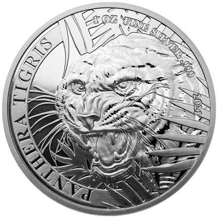 Silber 1 oz Panthera Tigris - 2021