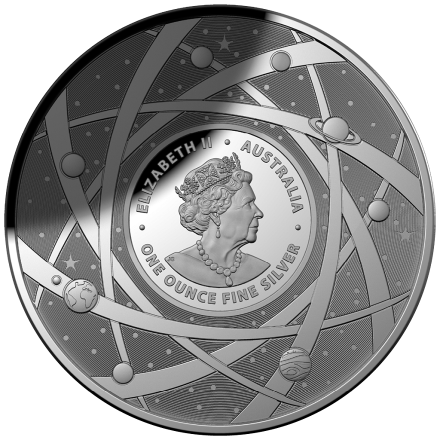 Silber Earth and Beyond 1 oz PP - Die Milchstrasse