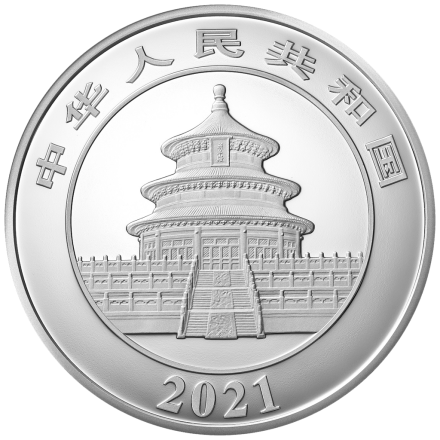 Silber China Panda 150 g PP - 2021