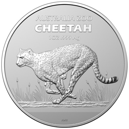 Silber Australia Zoo 1 oz - Gepard - RAM 2021