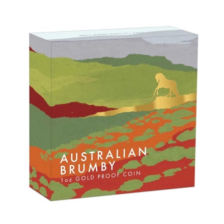 Gold Australian Brumby 1 oz PP - 2023