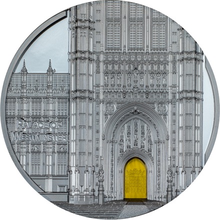 Silber Tiffany Art Metropolis - Palace of Westminster - 5 oz Black Proof - 2023