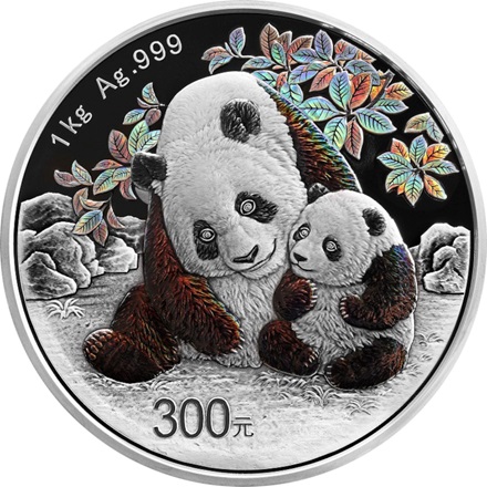Silber China Panda 1000 g PP - 2024