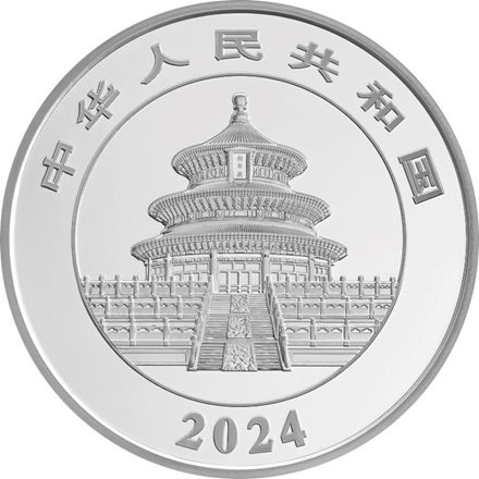 Silber China Panda 150 g PP - 2024