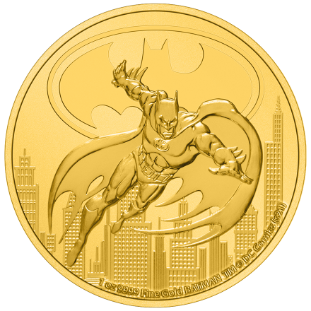 Gold DC Comics 1 oz - Batman