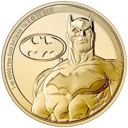 Gold Classic Superheroes 1 oz PP - Batman