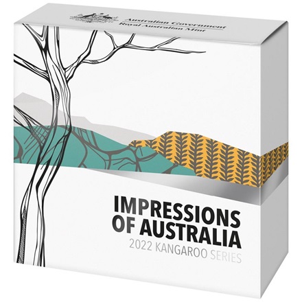 Silber Känguru - Impressions of Australia - 1 oz PP 