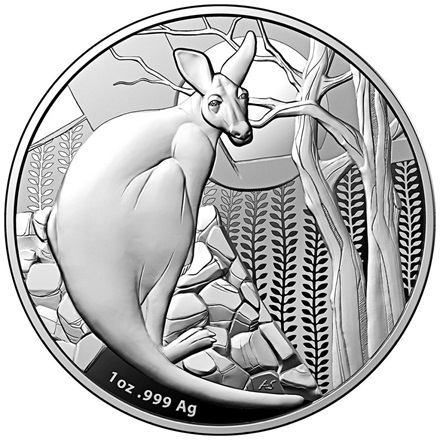 Silber Känguru - Impressions of Australia - 1 oz PP 