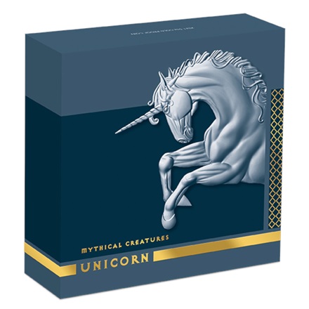 Gold Unicorn 5 oz - Mythical Creatures - PP - 1. Ausgabe