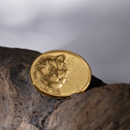 Gold Snow Leopard 1/10 oz PP - High Relief 2024