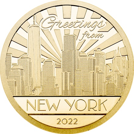Gold Big City Lights - New York 0,5g -  2022