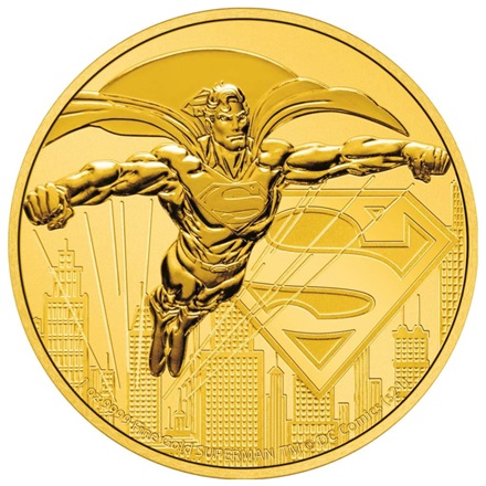 Gold DC Comics 1 oz - Superman