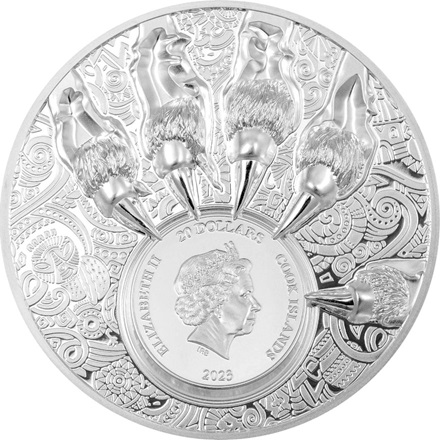 Silber King of the South - Lion 3 oz PP - Ultra High Relief 2023