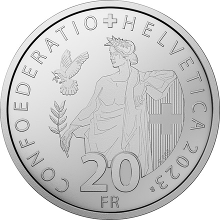 Silber "175 Jahre Bundesverfassung" 20 g - PP - 2023
