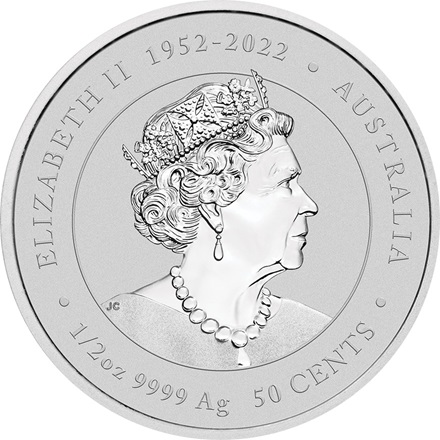 Silber Lunar III Drache 10 Coin Set 1/2 oz PP - coloriert 2024