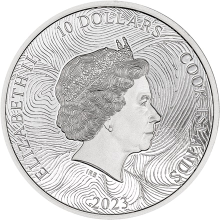 Silber Silverland - The Wave 2 oz - High Relief 2023