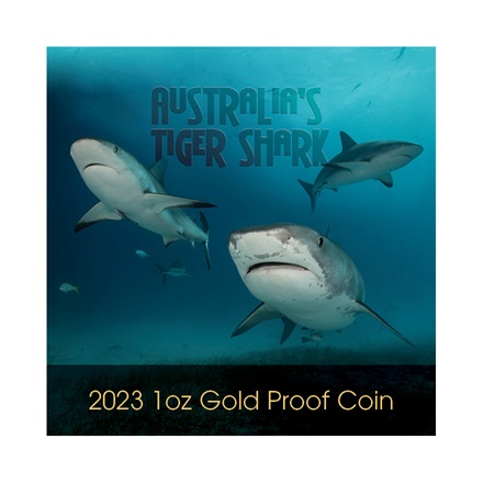 Gold Deadly & Dangerous - Tigerhai 1 oz PP - 2023