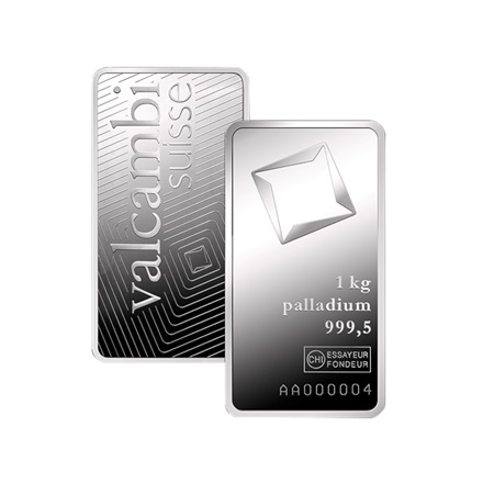 Palladiumbarren 1000 g divers - LPPM zertifiziert